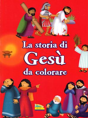 La storia di Gesù da colorare