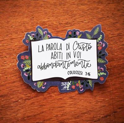 Adesivo Colossesi 3:16