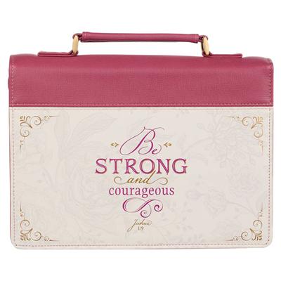 Copribibbia Strong and Courageous Pink Large