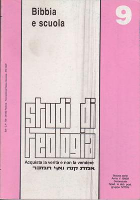 Bibbia e scuola (Studi di Teologia - n° 9) (Brossura)