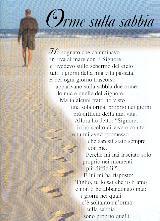 Orme sulla sabbia - Poster