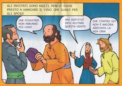 Le nozze di Cana - Storia a poster da colorare