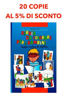 Offerta 20 copie della "Bibbia da colorare per bambini"