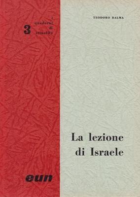 La lezione di Israele