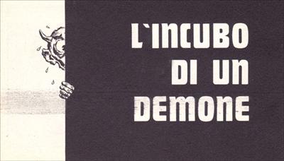 L'incubo di un demone