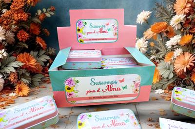 Caja de Promesas Susurros para el Alma (Metálica)