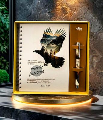 Libreta y Bolígrafo, Nuevas Fuerzas (Argollada, tapa dura)