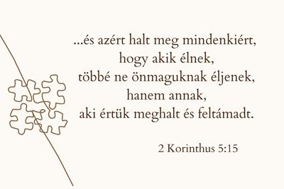 Igés kártya 2Korinthus 5:15