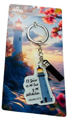 Llavero Acrílico con Tassel - El Señor es mi Luz