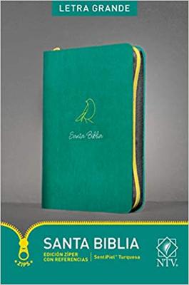 NTV Edición Zíper con Referencias (Símil Piel) [Biblia]