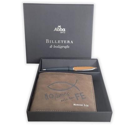 Pack Billetera con Bolígrafo - No Temas