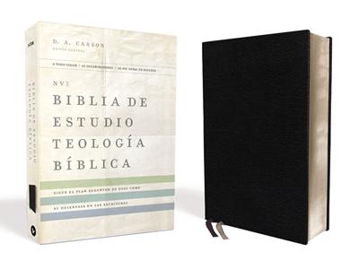 NVI Biblia de Estudio Teología Bíblica (Imitación Piel, Negro)