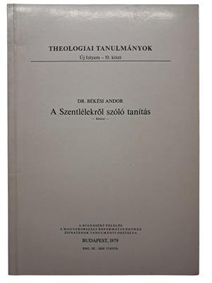 A Szentlélekről szóló tanítás