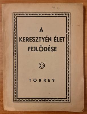A keresztyén élet fejlődése