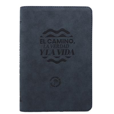 Biblia TLA "El Camino, La Verdad Y La Vida" Cierre Azul Marino