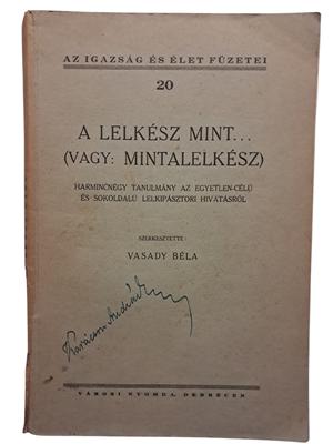 A lelkész mint... (vagy: mintalelkész)