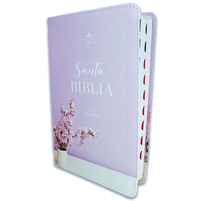 Biblia Rvr60 065Cti Colección Supreme Lila Con Jarrón