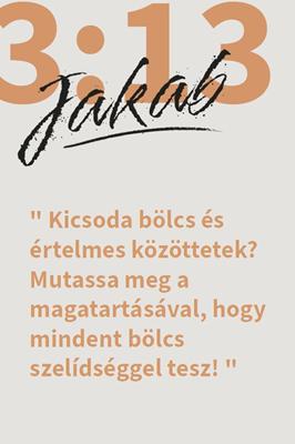 Igés kártya Jakab 3:13