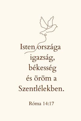 Igés kártya Róma 8:14-17