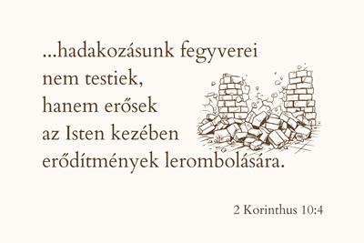 Igés kártya 2Korinthus 10:4