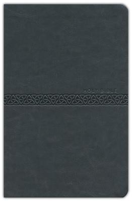 KJV Holy Bible Large Print thumb Index Gris