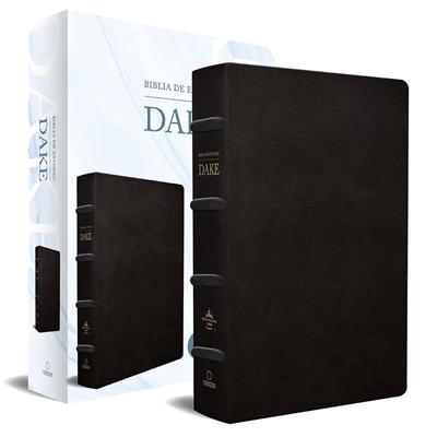 Biblia de Estudio DAKE Reina Valera Negro