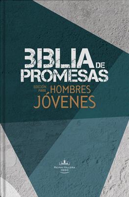RVR 1960 Biblia de Promesas para Jóvenes Hombres (Tapa Dura, Azul-gris)