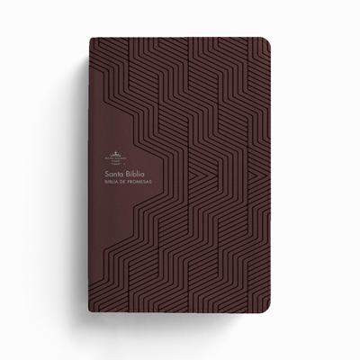 RVR 1960 Biblia Promesas Letra Grande (Piel especial con Zíper, Moderno Marrón)