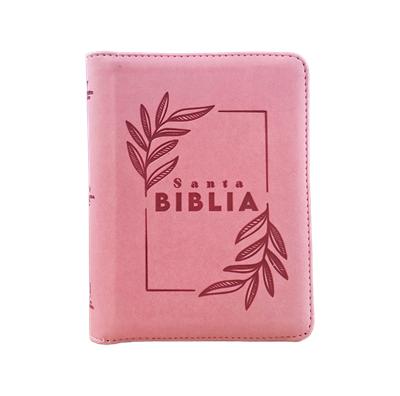 RVR 1960 Biblia Chica de Letra Grande (Símil Piel, Rosa)