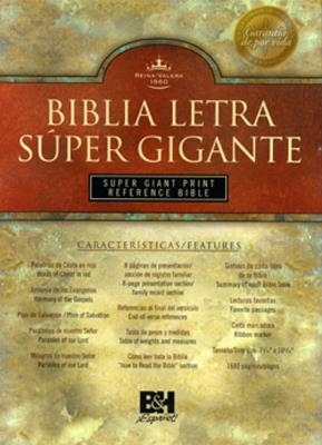 Biblia letra super gigante piel fabricada