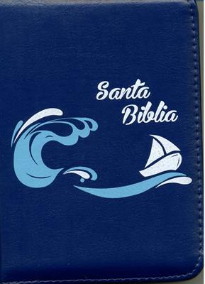 Biblia Tamaño 025CZLG Azul Canto Azul