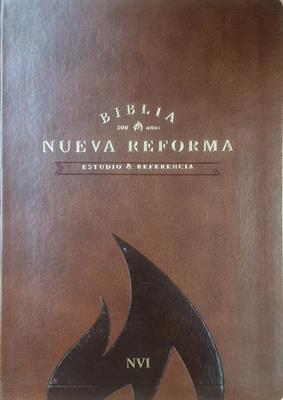 Biblia De Estudio Nueva Reforma Piel Italiana Miel