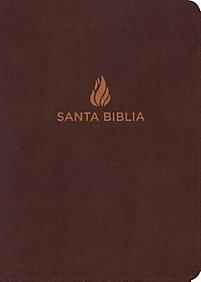 Biblia Letra Super Gigante Marrón Piel Fabricada