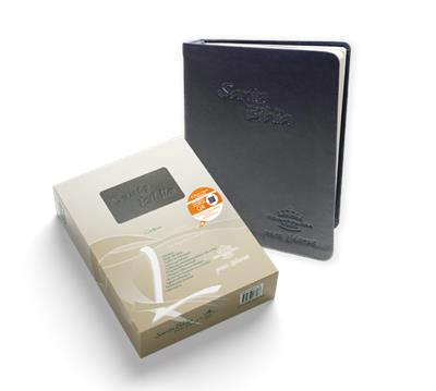 Biblia RVR60 Para Lideres 057cTI PJR Negro C-dorado