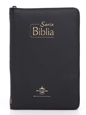 Biblia RVR Misionera Forrada Vinilo Negro