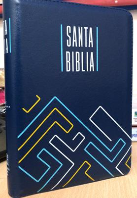 Biblia-PJR-Azul Oscuro-Geometrico-Canto Azul-Cierre