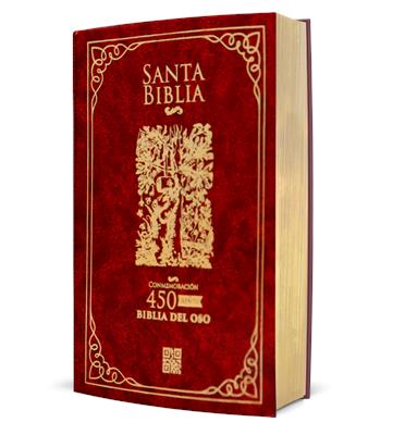 Biblia Del Oso Con Ayudas Digitales-Vino Tinto-Con Estuche