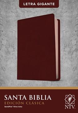 Biblia NTV Edición Clásica Sentipiel Vino Tinto