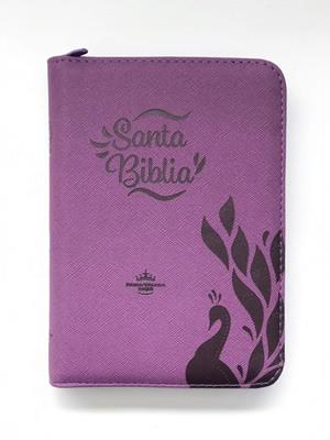 Biblia/RVR045CZTILG PJR/Morado Canto Plateado