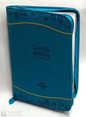 Biblia/RVR045CZTILG PJR/Azul Amarillo