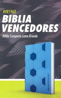 Biblia RVR60  Vencedores/Azul/Semil Piel