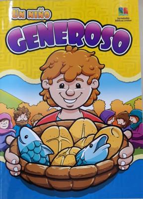 Niño Generoso - Cartilla Colorear TLA4110