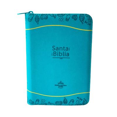 Biblia/RVR045cZTILM PJR/Azul Amarillo