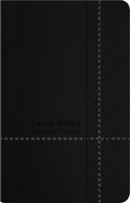 Biblia RVR60 De Promesas Tamaño Manual Negro Imitación Piel