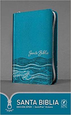 Biblia/NTV/Edicion Ziper/Sentipiel/Azul Claro