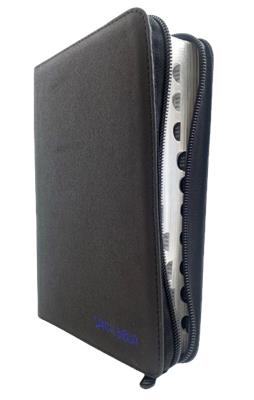 Biblia/ RVR045cZTILM/ Negro Canto Dorado Indice/ Hombre