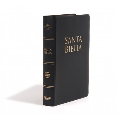 Biblia/RVR1960/Letra Grande/Manual/Vinilo/Negro