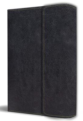 Biblia/RVR1960/Tierra Santa/Manual/LG/Solapa/Iman/Negro