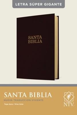 Biblia/NTV/Letra Super Gigante/Tapa Dura/Vinotinto