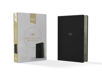 Biblia NBLA Tematica De Estudio/Simil Piel/Negro